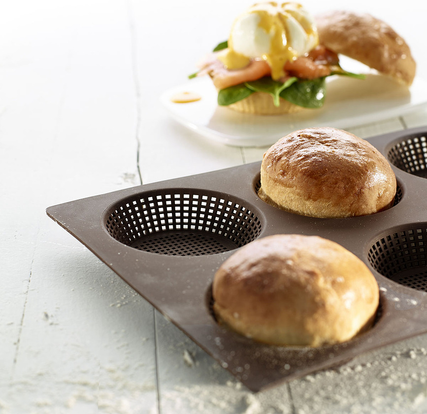 Lekue Φόρμα για ψωμάκια, διάτρητη