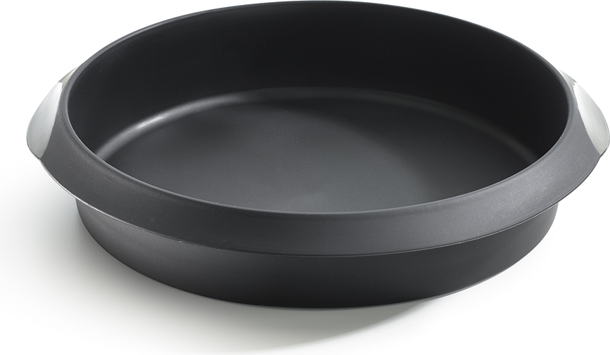 Lekue Φόρμα Ψησίματος στρογγυλή, 24 cm, σιλικόνης, μαύρη