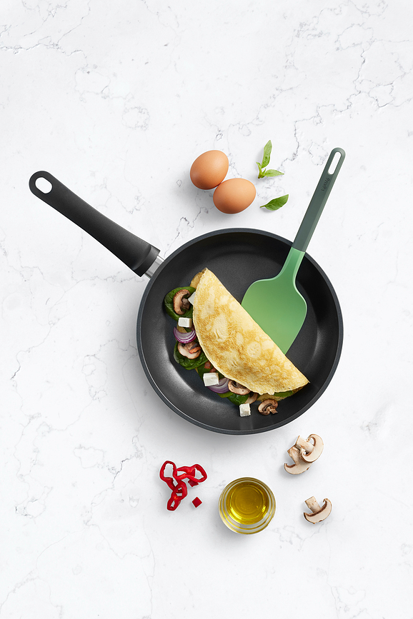Lekue Spatule pour omelettes et crêpes, verte