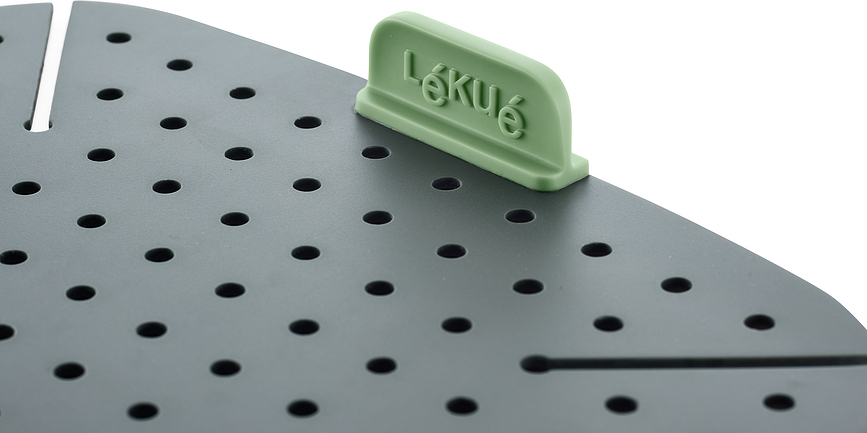 Lekue Tapis de Cuisson pour friteuse à air chaud, gris-vert