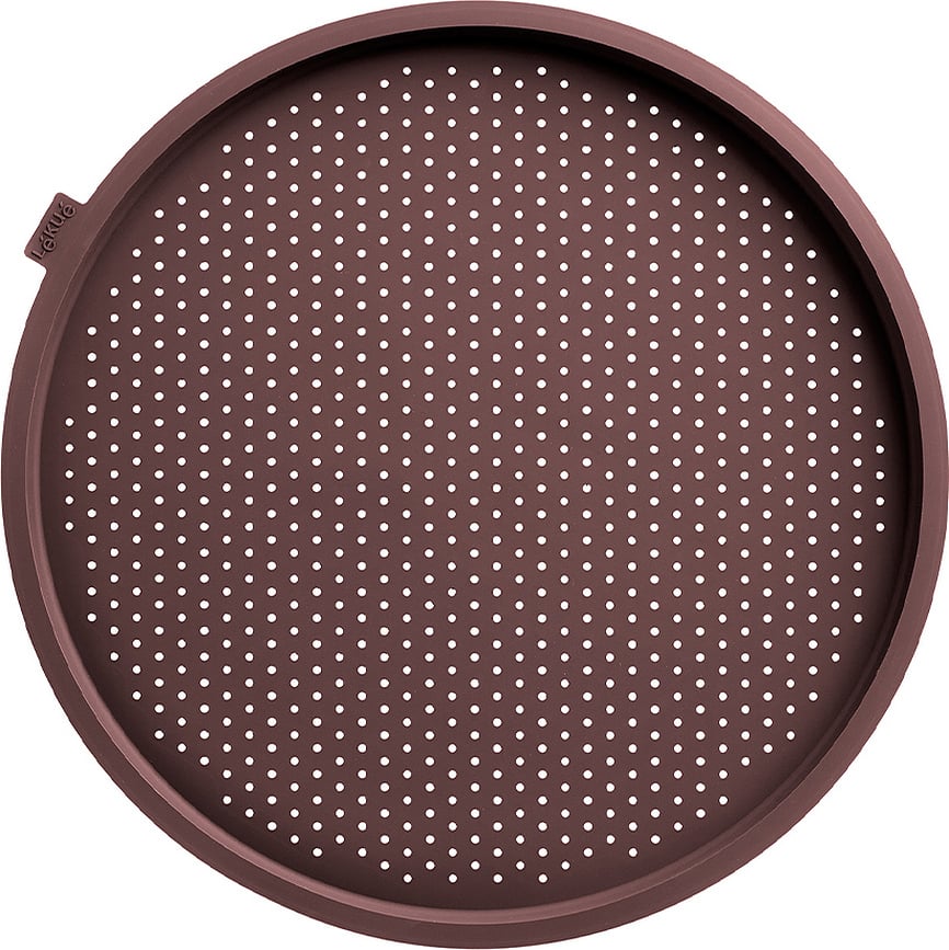 Lekue Tapis de Cuisson pour pizza, perforé, 36 cm, en silicone
