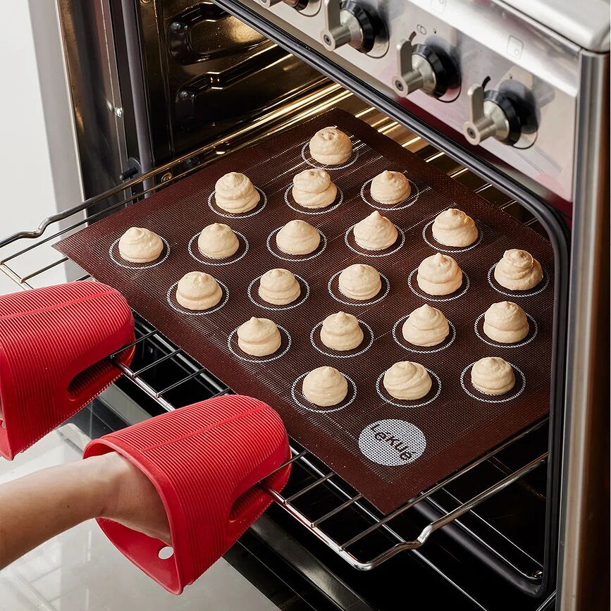 Lekue Tapis de Cuisson réversible, perforé, 40 x 30 cm