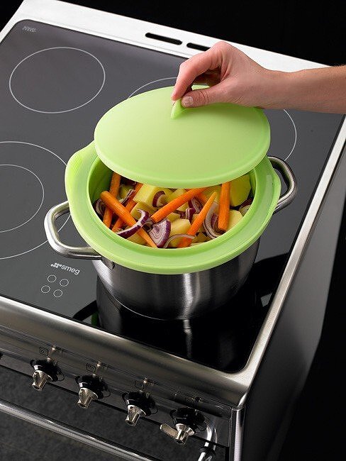 Lekue Vložek za paro zložljiv, zelen