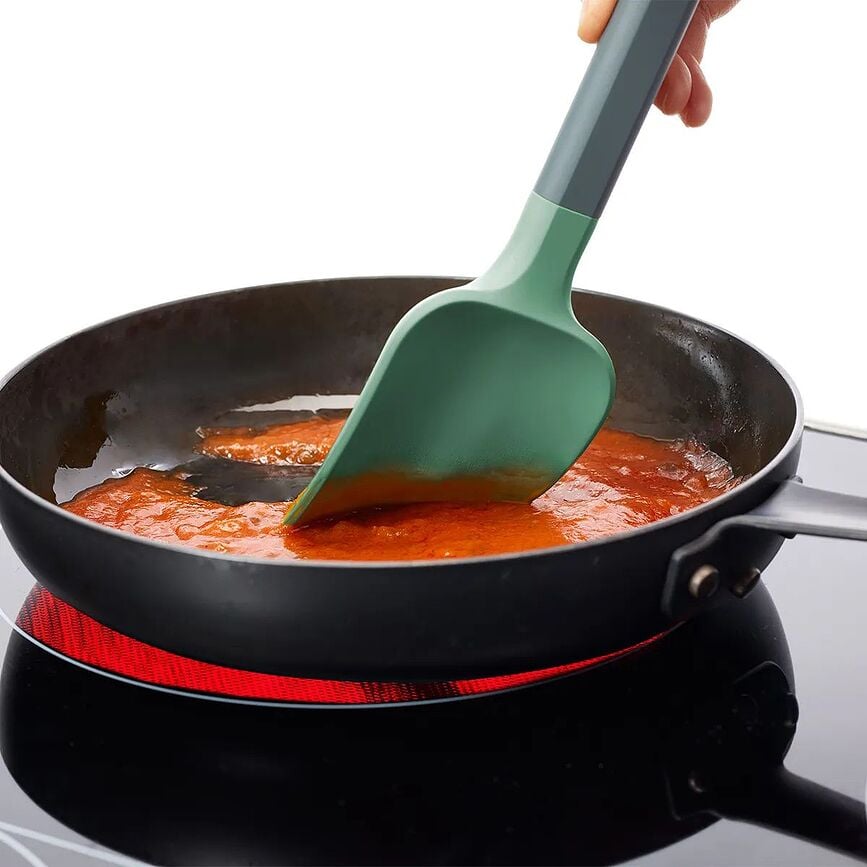 Lekue Žlica kuhinjska silikonska zelena