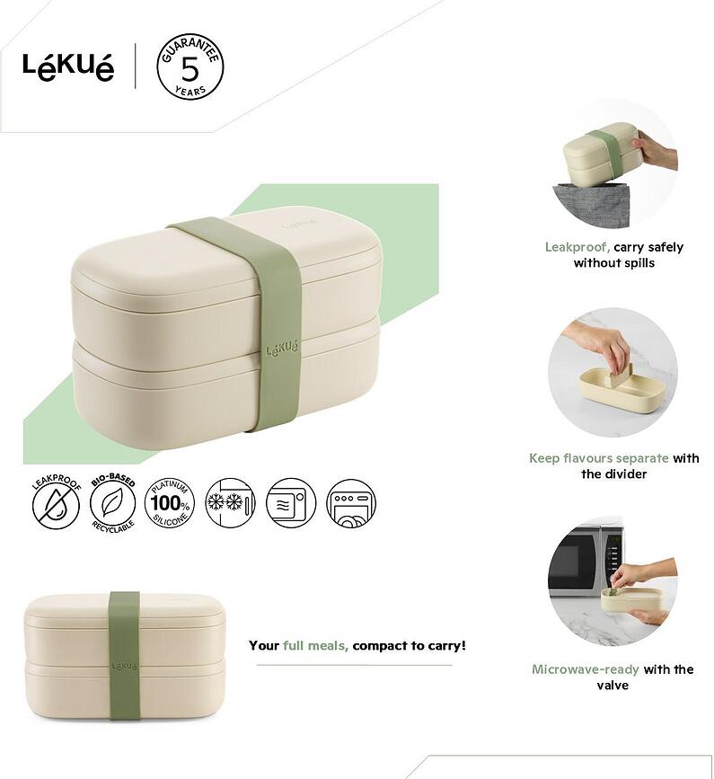 Lunchbox doppio On The Go Natural 1 l
