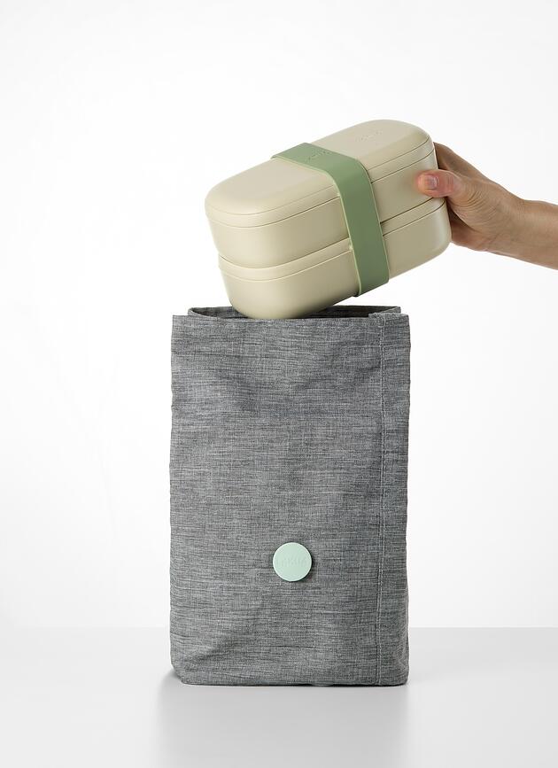 Lunchbox podwójny On The Go Natural 1 l