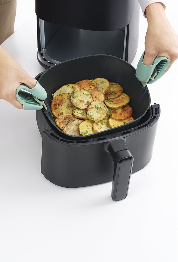 Manoplas de cocina Lekue, verdes, 2 unidades