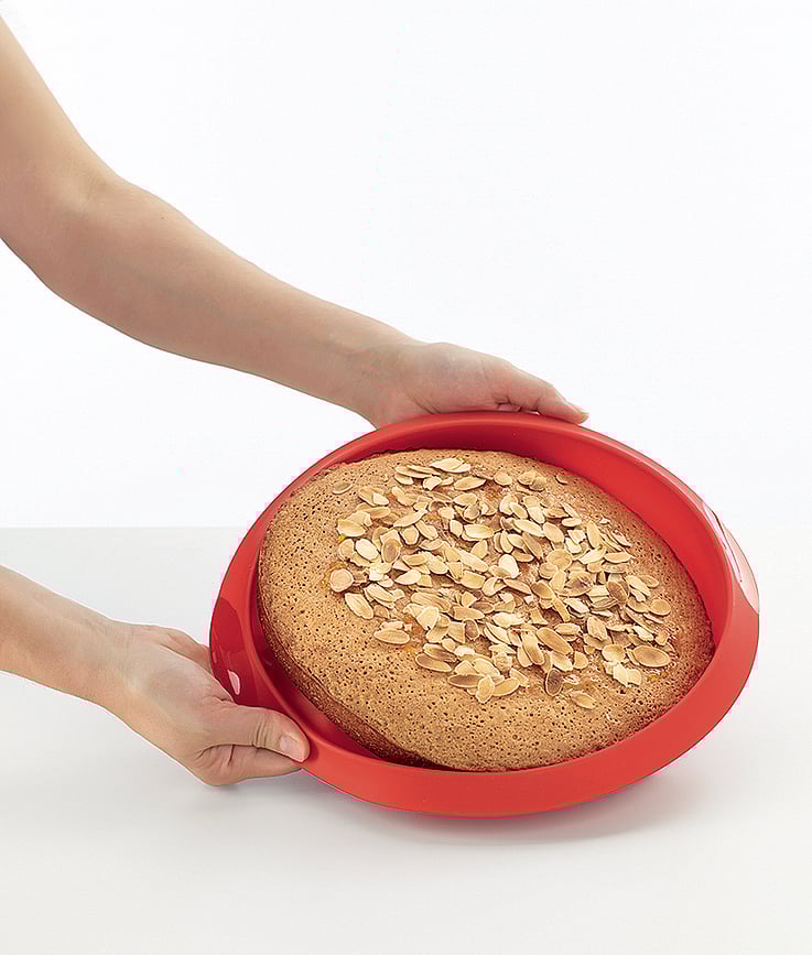 Molde de silicona Lekue, 26 cm, redondo, negro