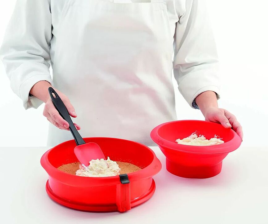 Molde Desmontable para Tarta Duo, con base de cerámica