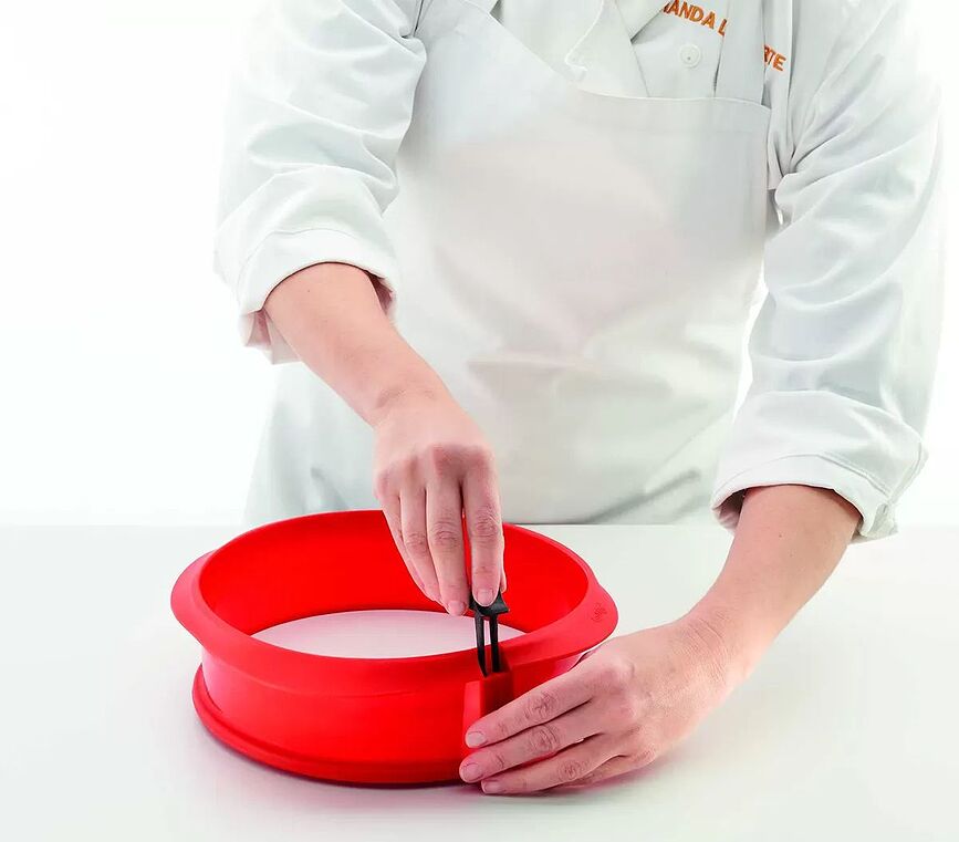 Molde Desmontable para Tarta Duo, con base de cerámica