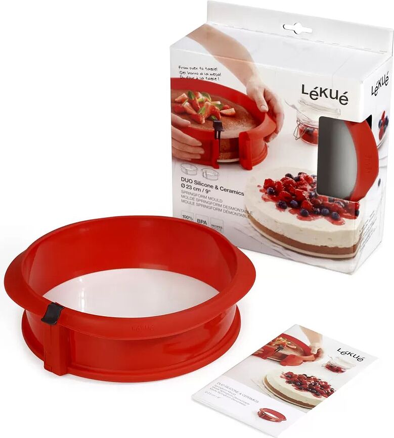 Molde Desmontable para Tarta Duo, con base de cerámica