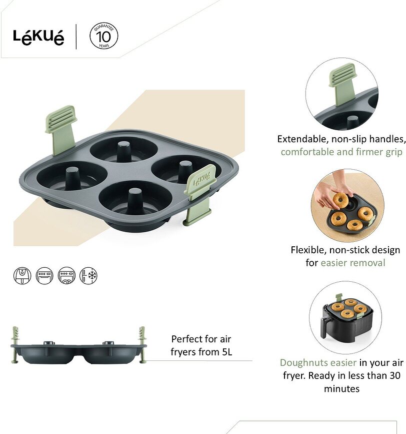 Molde para Donuts Lekue, para freidora de aire