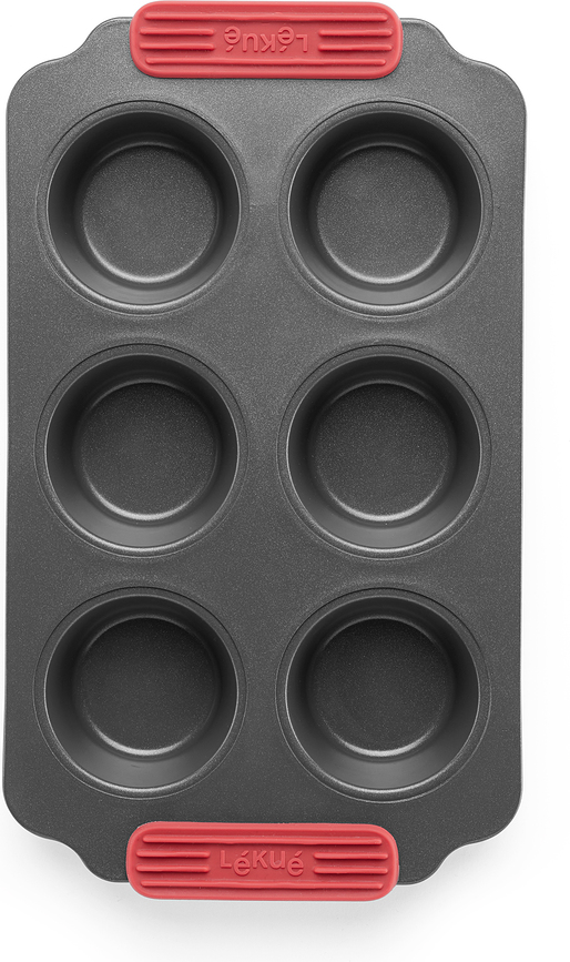 Molde para Muffins antiadherente Lekue, 6 cavidades