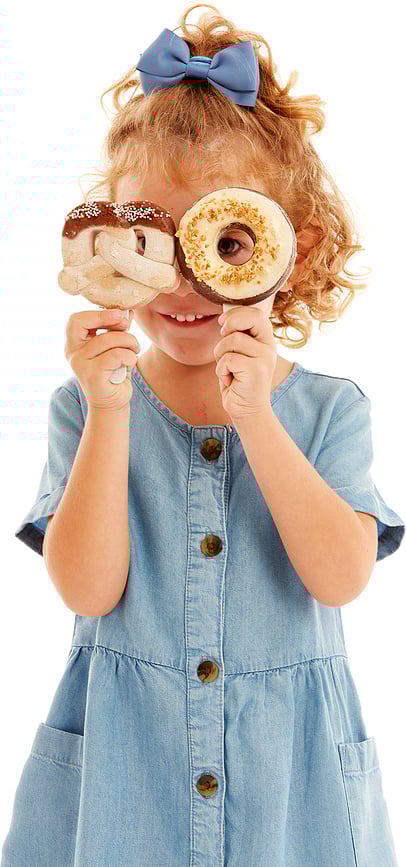 Molde para Polos Lekue, con diseño de golosinas y pretzel