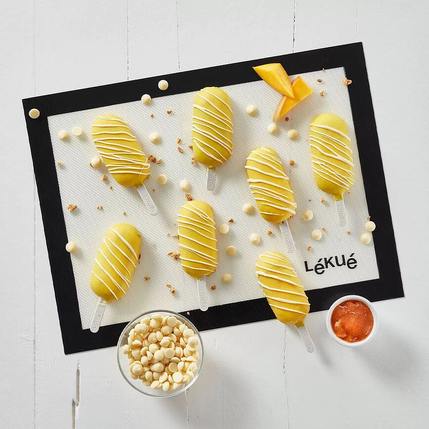 Moldes para Polos Classic Creamy, con recipiente para cobertura, Set de 5 piezas