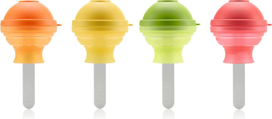 Moule à glace Lekue sucettes, lot de 4