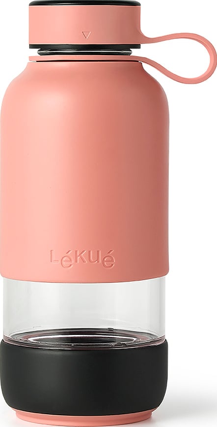 ΜΠΟΥΚΑΛΙ ΝΕΡΟΥ To Go, γυάλινο, σκούρο ροζ