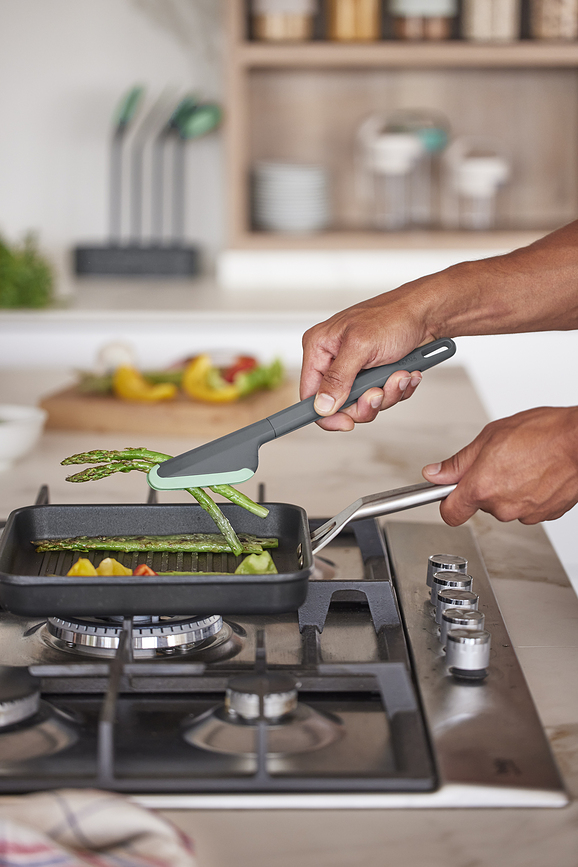 Non-Scratch Pinces de Cuisine, vert foncé