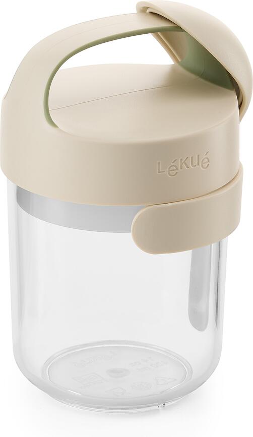 Recipient pentru prânz On The Go Natural 600 ml cu linguriță