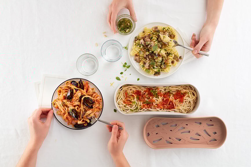 Recipiente para Cocinar Pasta Lekue