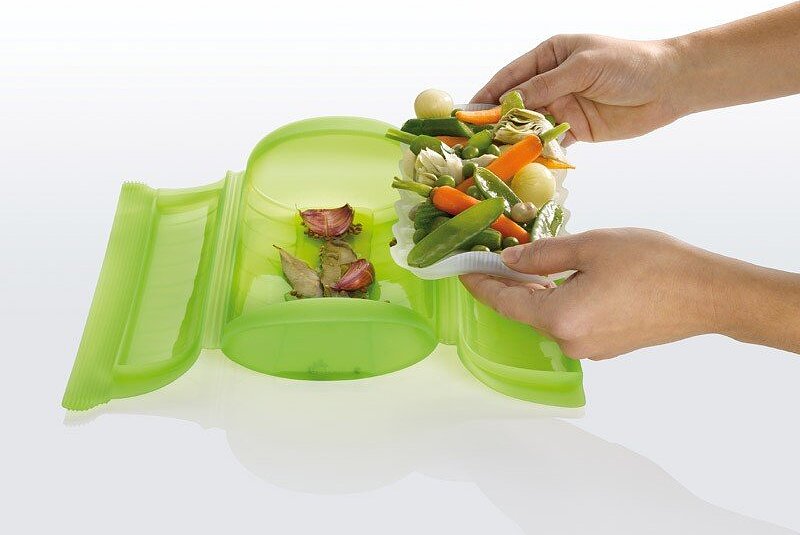 Recipiente para horno con inserto Luki, 650 ml, verde