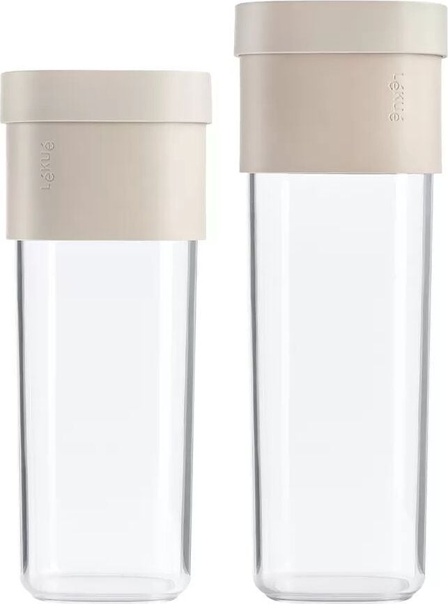 Contenedores de cocina Save & Stoe, beige, 3 unidades