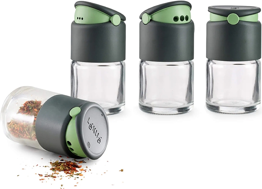 Recipientes para especias Lekue, Pack de 4
