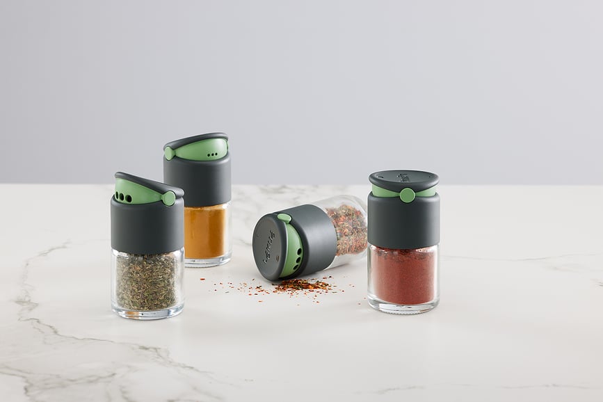 Recipientes para especias Lekue, Pack de 4