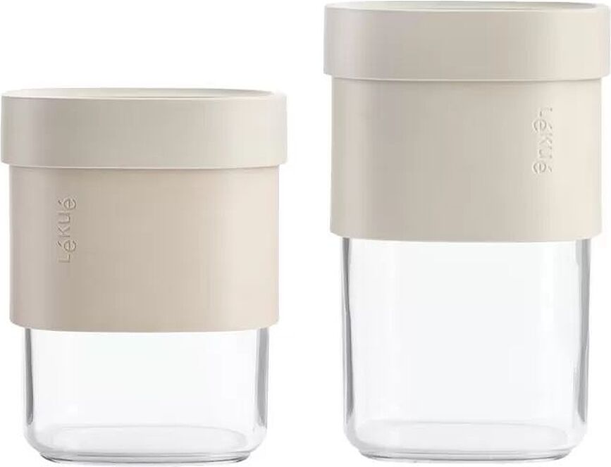 Save & Stoe Boîtes de Conservation, beiges, Lot de 3