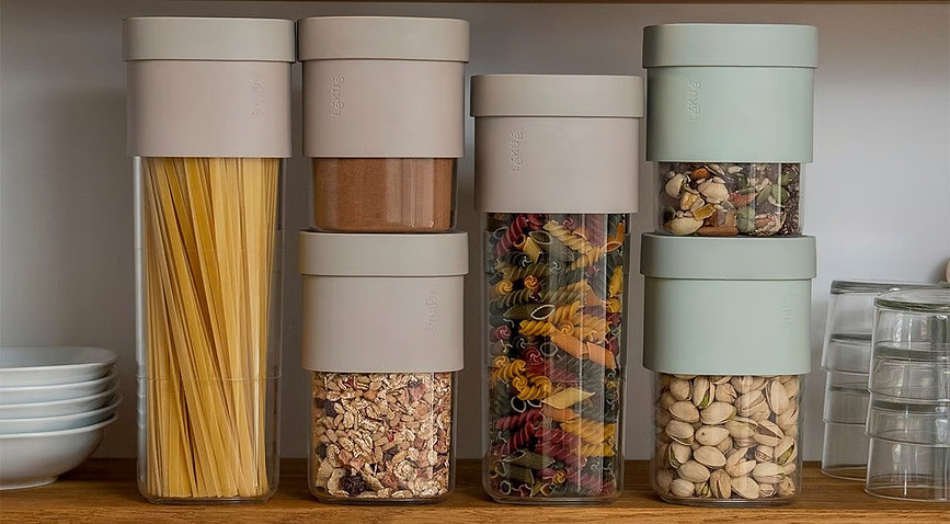 Save & Store Spremnik kuhinjski M sivkasto bež