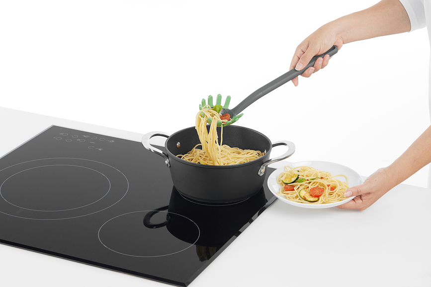 Servidor de Pasta Lekue, verde