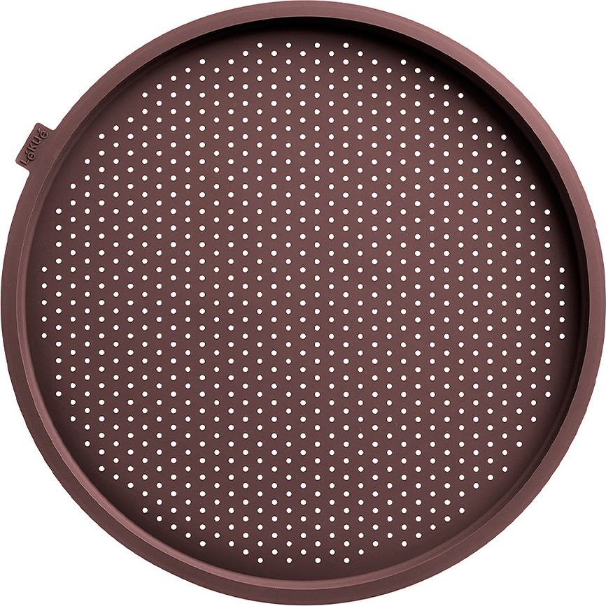 Tapete para Pizza de silicona Lekue, 36 cm, perforado