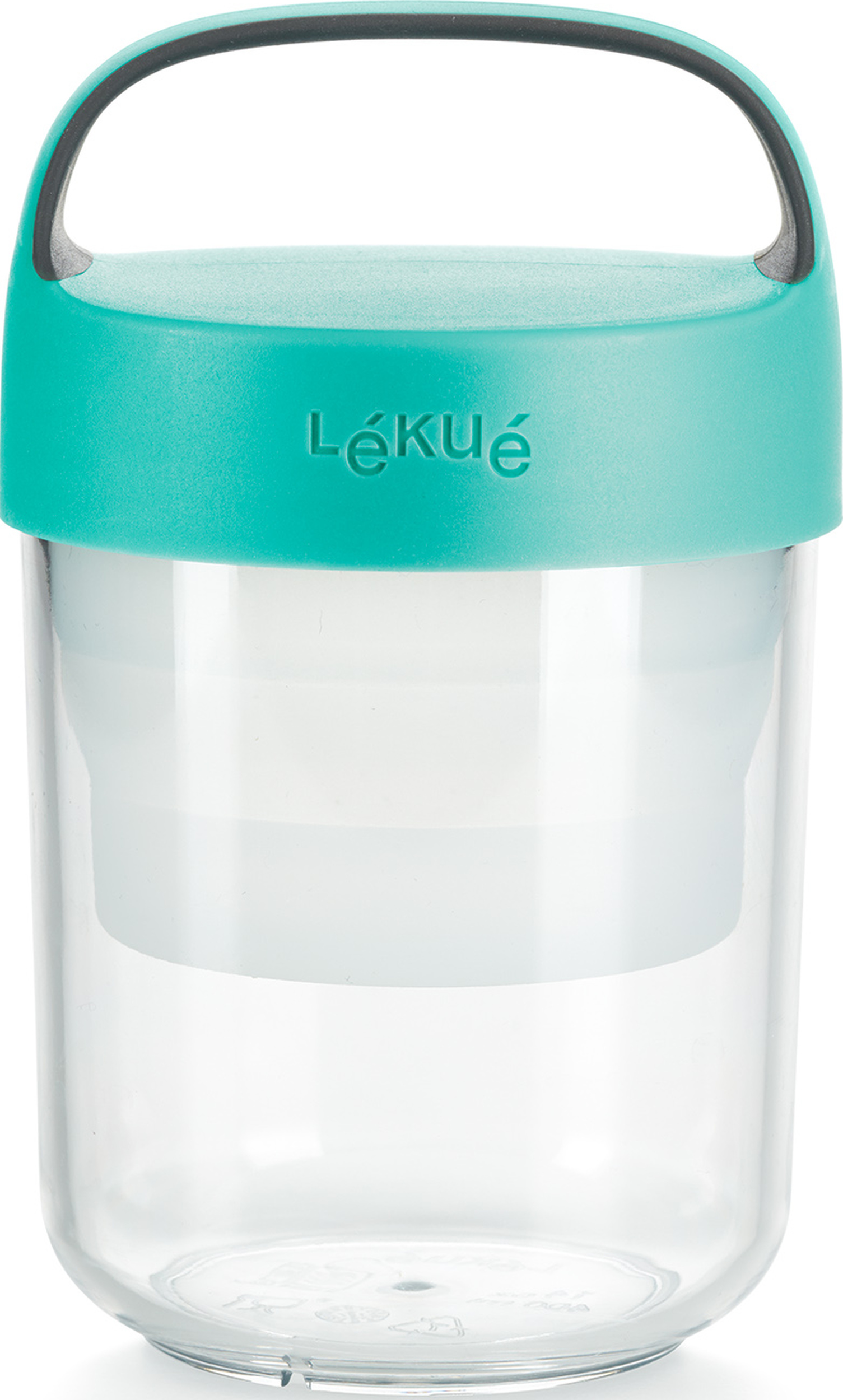 To Go Behälter 400 ml türkisfarbig