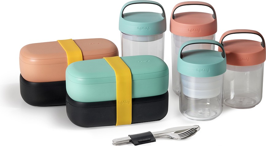 To Go Boîte Repas, turquoise