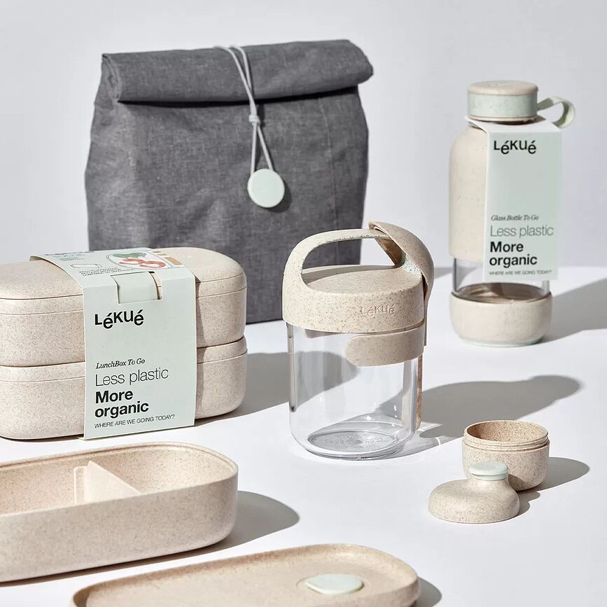 To Go Organic Boîte à déjeuner avec cuillère, 400 ml