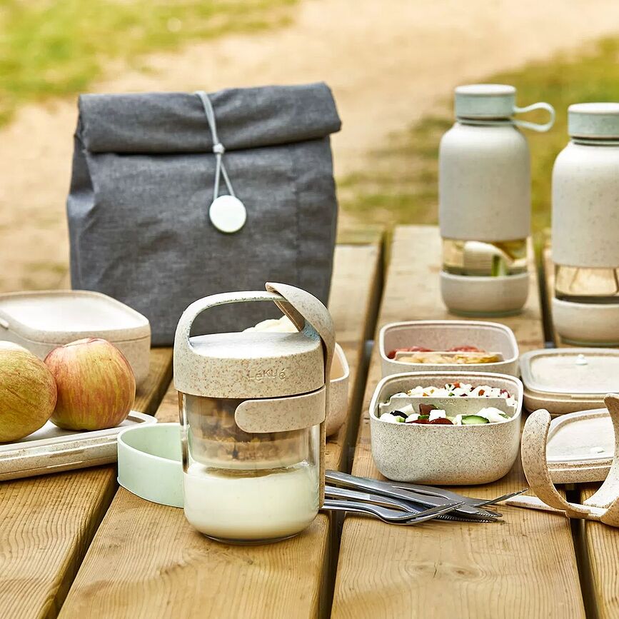 To Go Organic Δοχείο Φαγητού με κουτάλι, 600 ml