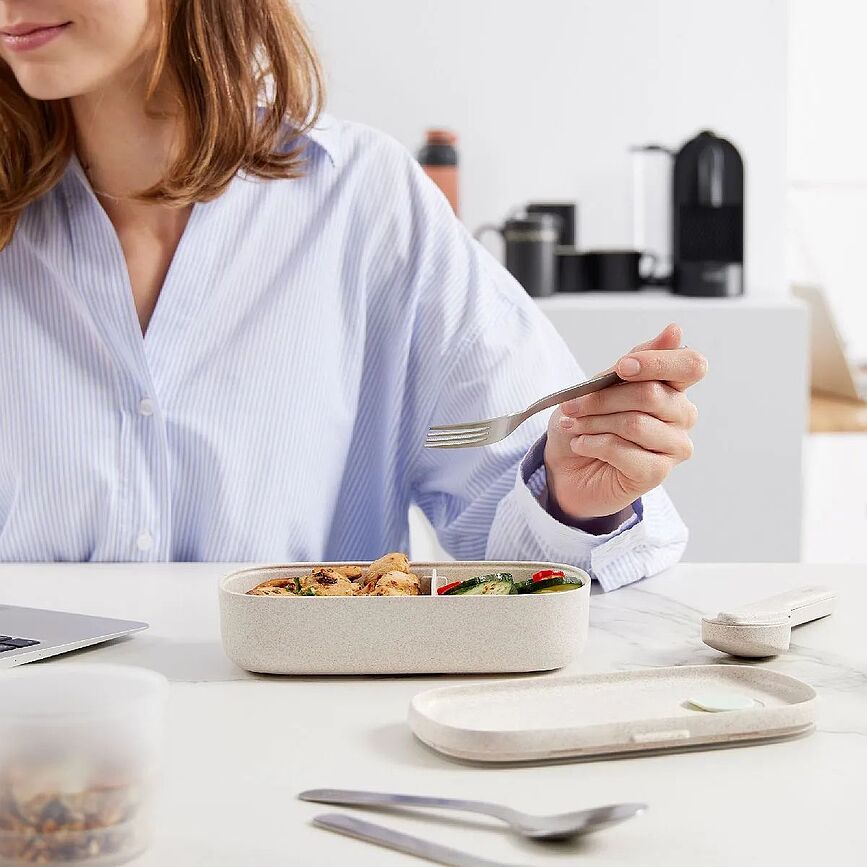 To Go Organic Μαχαιροπίρουνα σε θήκη, μεταλλικά, 4 τμχ