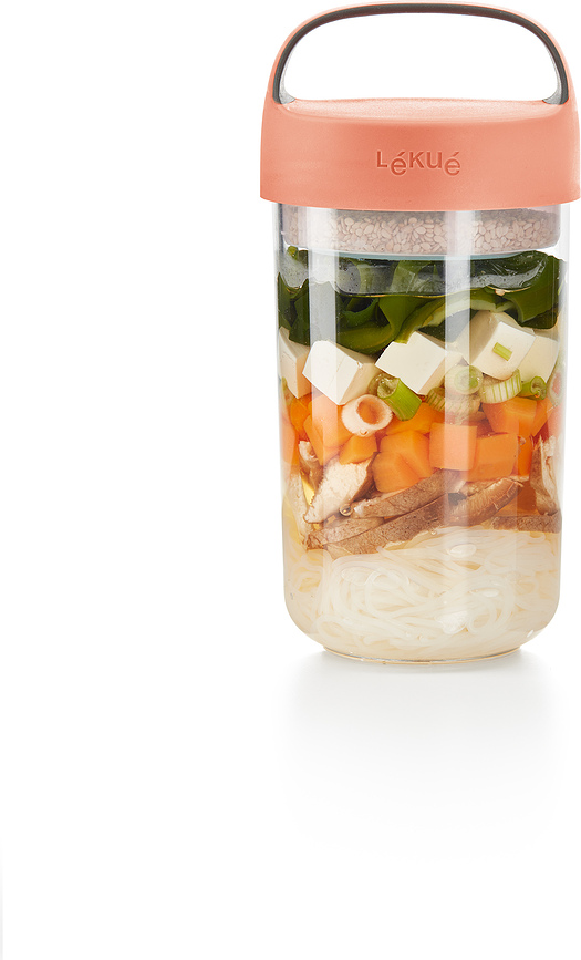 To Go Posoda za na pot, 600 ml, oranžna