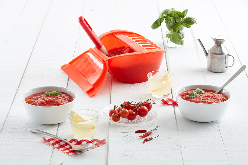 Vaporera para microondas Deep Steam, 26 cm, verde