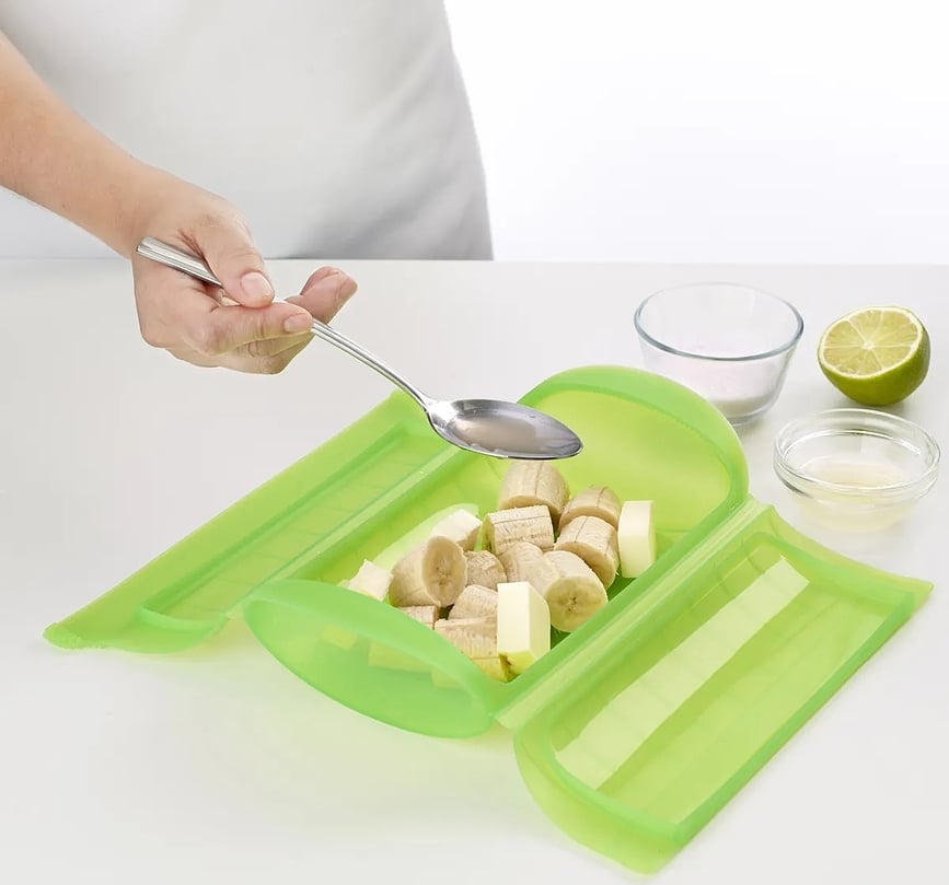 Vaporera para microondas Steam, verde