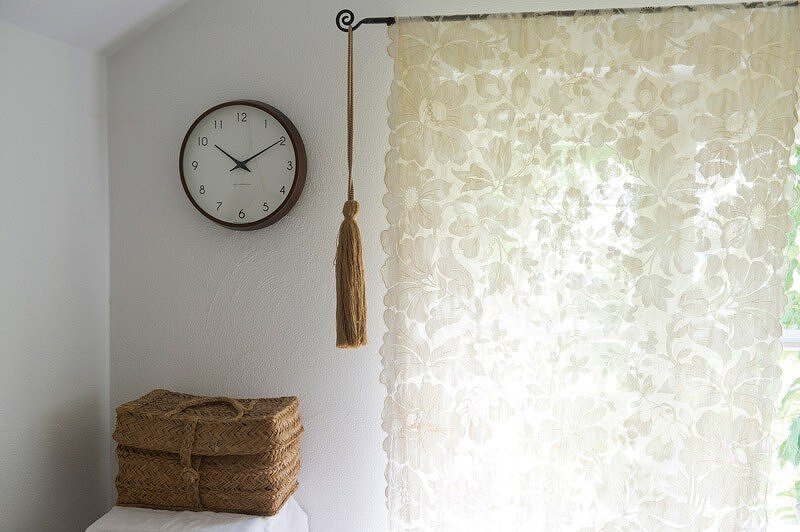 Campagne Horloge, bois clair