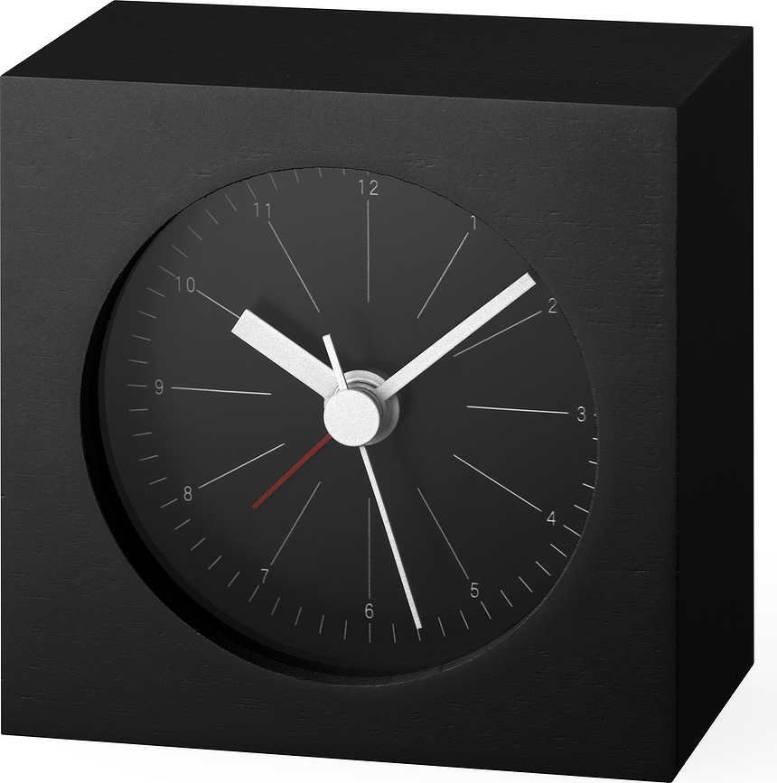 City Pop Ξυπνητήρι με μεγάλους αριθμούς, μαύρο