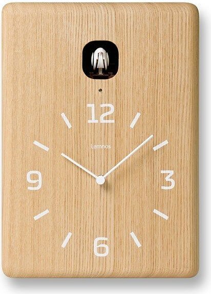 Cucu Horloge Murale à coucou, bois clair