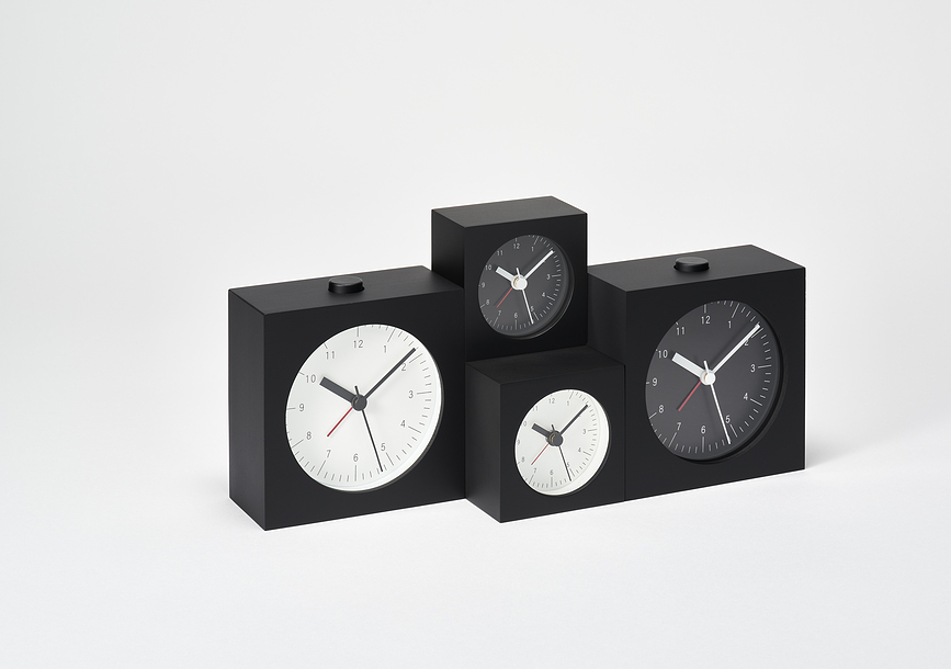 Reloj Despertador City Pop, tamaño L, negro