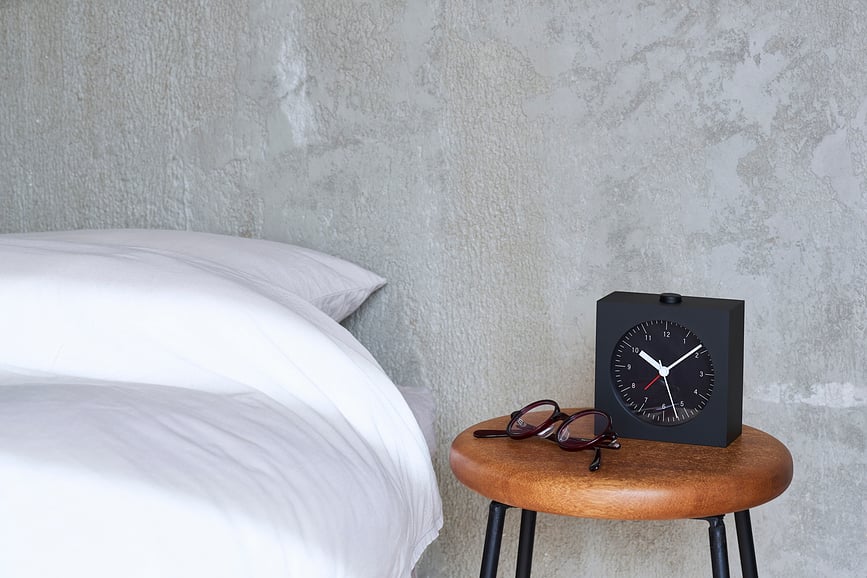 Reloj Despertador City Pop, tamaño L, negro