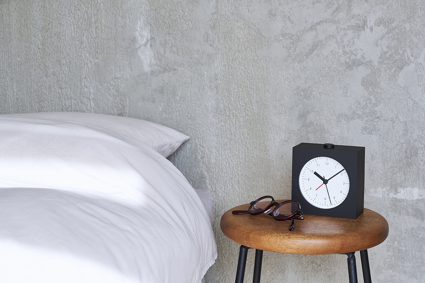 Reloj Despertador City Pop, tamaño L, negro