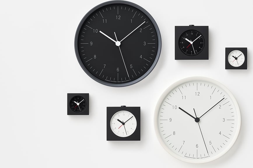 Reloj Despertador City Pop, tamaño L, negro