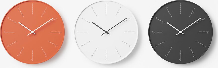 Divide Horloge murale, blanche