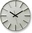 Edge Horloge Murale, aluminium, taille L