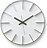Edge L Horloge murale, blanche